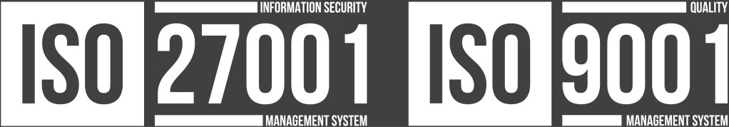 NEWORDER ISO 27001 Information Security Management and ISO 9001 Quality Management certification badges for tactical cyber security operations across Africa, Europe, and the Middle East